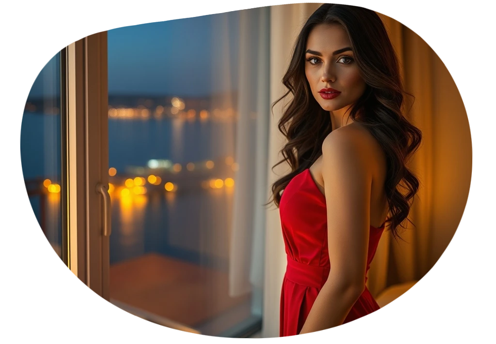 Alanya Escort Bayan Ceren Işıkların İçinde Tutku