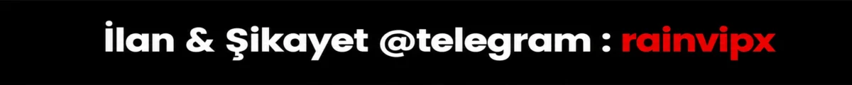 İlan ve Şikayet Telegram rainvipx